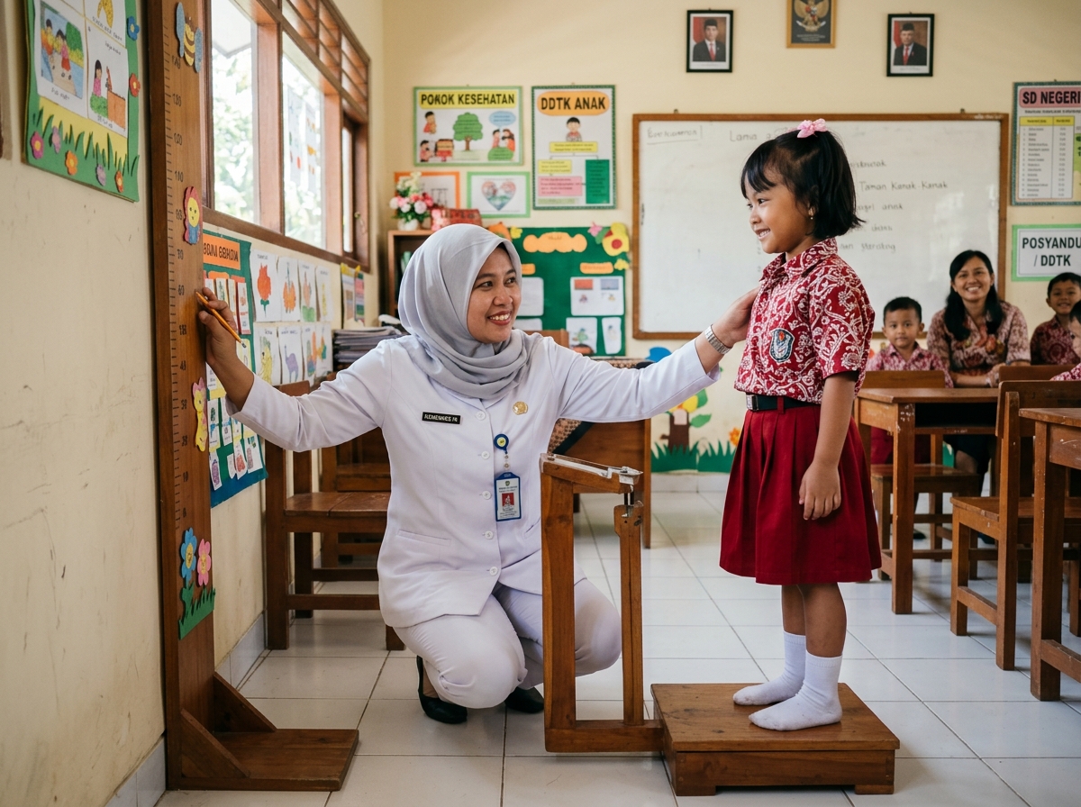 Pemeriksaan Tumbuh Kembang (DDTK) Berkala Ananda Bekerjasama dengan Puskesmas Panji