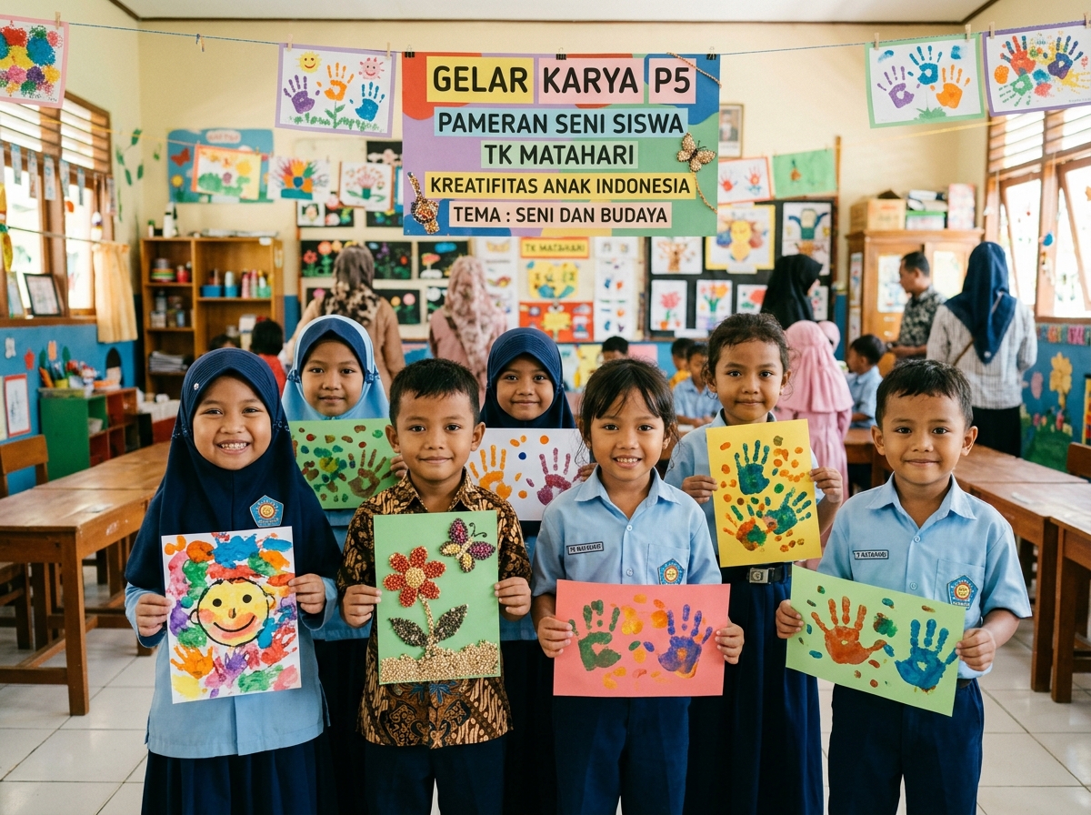Gelar Karya Hasil Bermain & Pameran Lukisan Jari